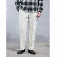 ADDICT CLOTHES-SINGLE-PLEATED COTTON ARMY TROUSERS