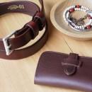 HaT限定The superior labor別注hand dye narrow belt BRW