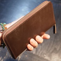 The superior labor - bridle zip long wallet