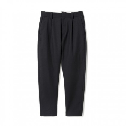 Sandinista - Wool Tuck Pants - Easy Fit Tapered