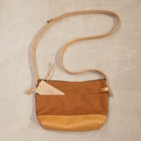 The superior labor - leather bottom shoulder bag S